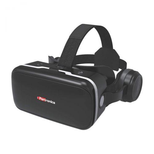 Portronics Saga VR Box Virtual Reality Headsets with Headphones, Ultra Polished HD optical lense  PO
