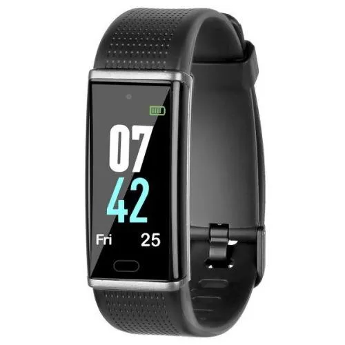 Ambrane Smart Fitness Band with Color Display & Heart Rate Monitor (Black) AFB-38 