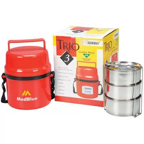 Trio Tiffin with 3 S.S Containers UD 1410 
