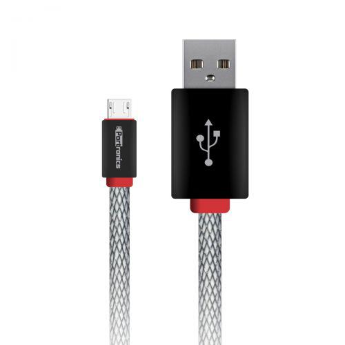 Portronics Wrapped R Reversible Micro USB Cable Connectors With Micro USB Port POR 680