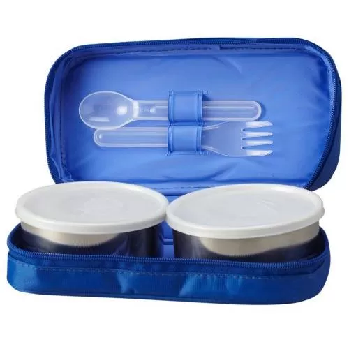 Milton Super Meal 2 Cont Lunch Box, 520 ml,Grey  FG-SOF-FST-0057 
