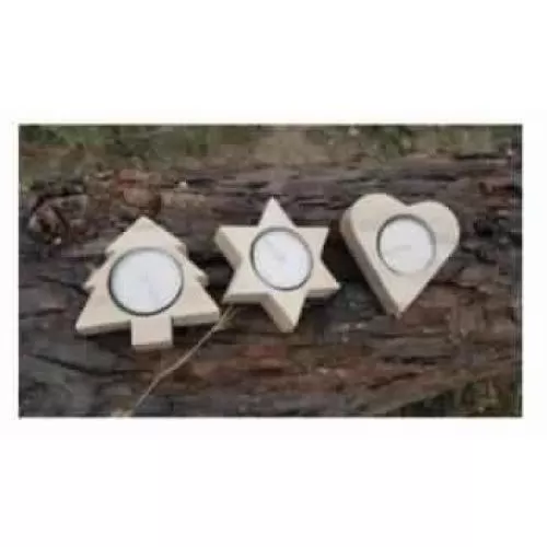 Multi Shaped Candles - Set of 3