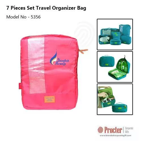PROCTER - 7 Pieces Set Travel organizer Bag H-1508