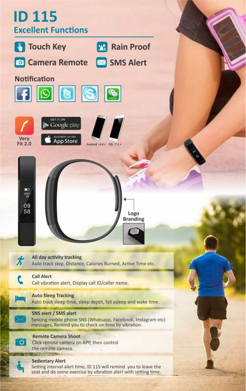 ID 115 Fitness Band