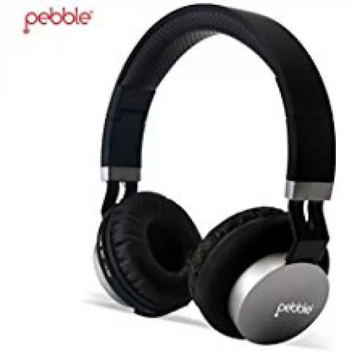 Pebble AUX Headphones Wave Black