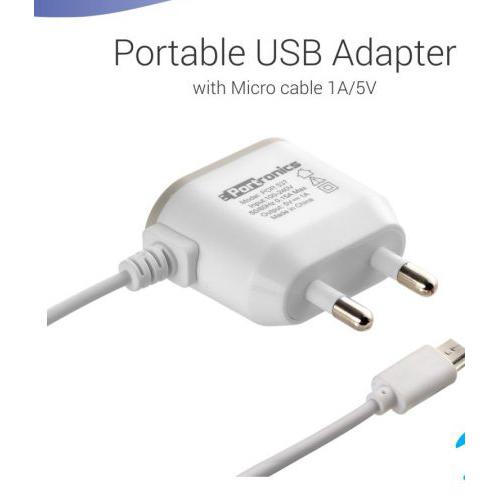 Portronics USB AC ADAPTER 1 A (IOS) POR 537