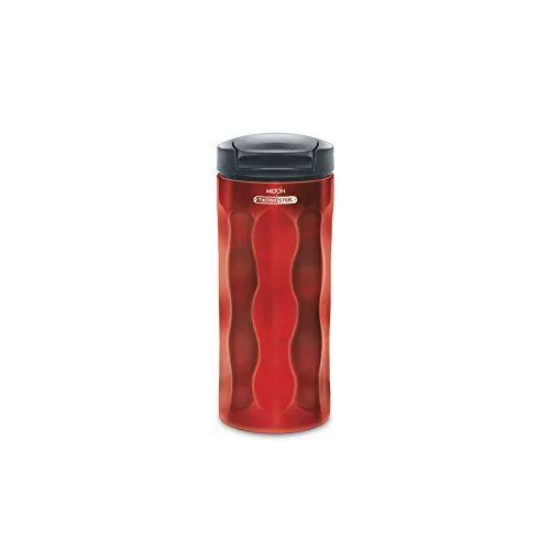 Milton Elegant 350 Stylish Small Stainless Steel Water Bottle, 300ml/72mm, Red FG-TMS-FIS-0083