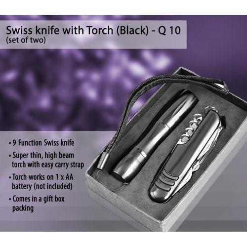 PROCTER - Swiss knife with torch set