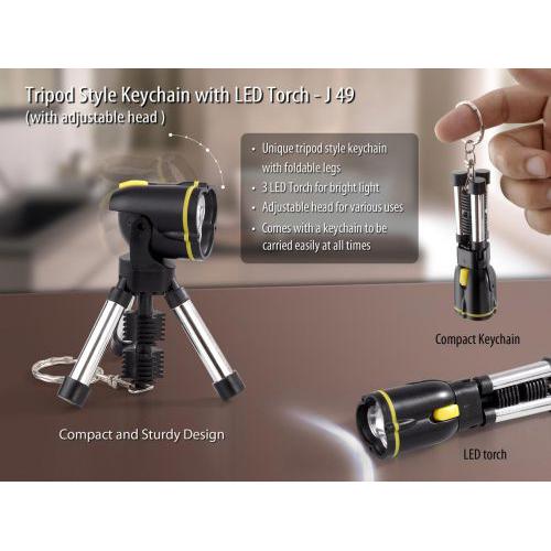 PROCTER - Tripod style keychain with LED torch