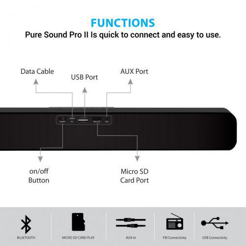 PROCTER - Portronics Pure Sound PRO BT II Portable Speaker