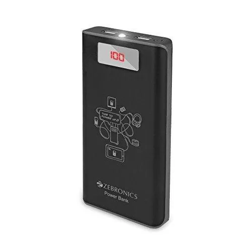 Zebronics PG20000D Power Bank/Mobile Battery Charger for Mobile Phones