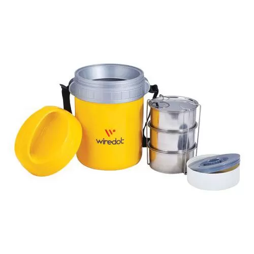 Jumbo Tiffin with 4 S.S. Containers UD 1303 