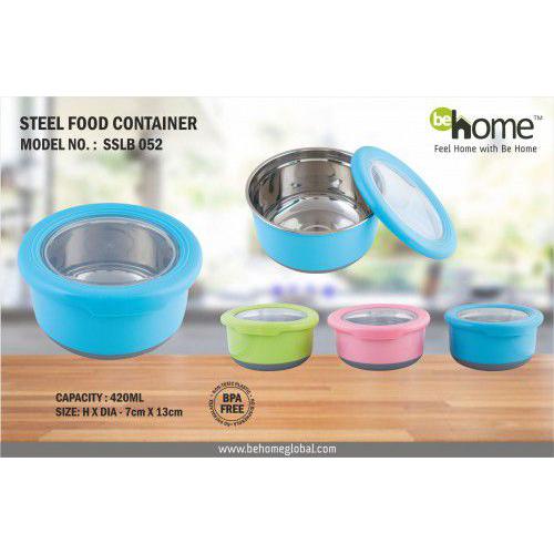 BeHome Steel Food Container SSLB - 052