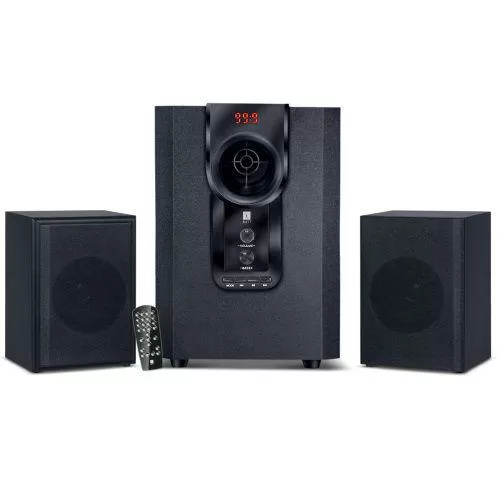 i-Ball Speaker [USB/SD/Display/FM/Remote/Aux/24W RMS] DJ X7 Black