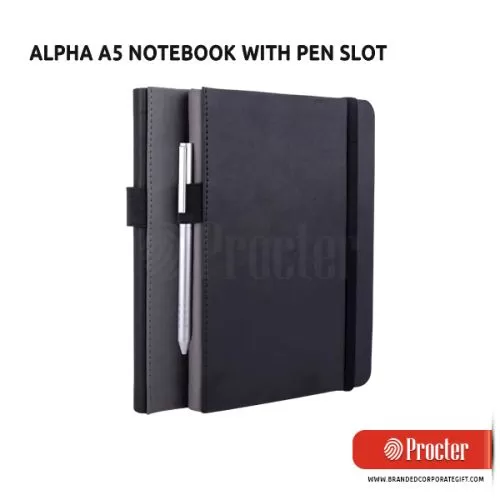 ALPHA A5 Notebook With Pen Slot B130