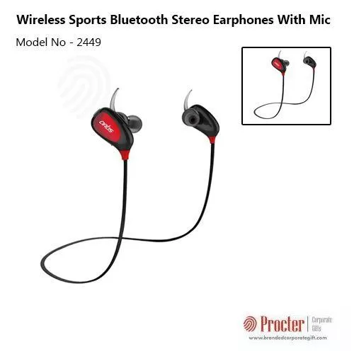 Artis BE210M Wireless Sports Bluetooth Stereo Earphones with Mic.