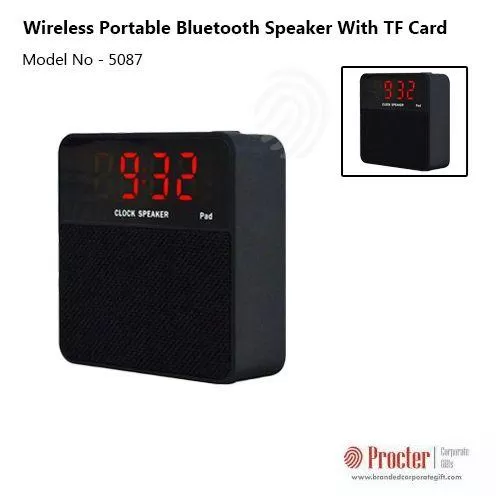 Artis BT11 WIRELESS PORTABLE BLUETOOTH SPEAKER WITH TF CARD READER/AUX IN/ ALARM CLOCK/USB