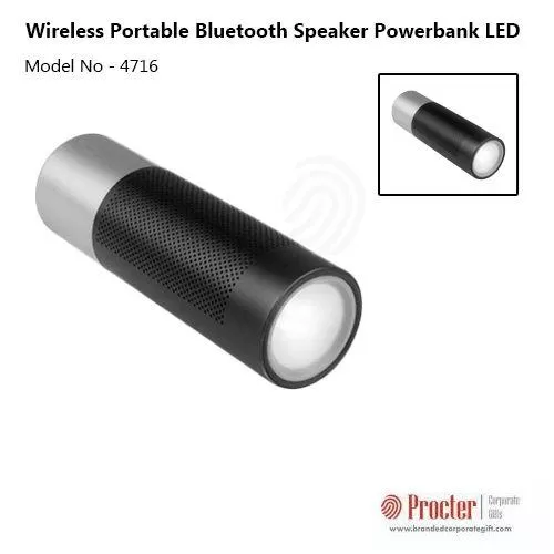 Artis BT18 PB Wireless Portable Bluetooth Speaker with 2000 mAh Power Bank/LED Torch Light/Mic for H