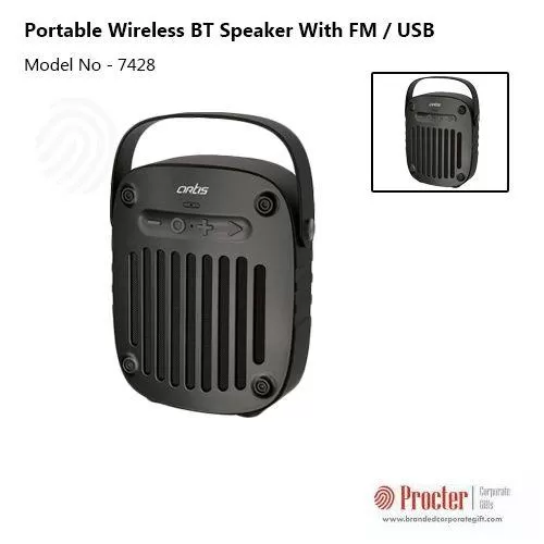 Artis BT34 PORTABLE WIRELESS BT SPEAKER WITH FM / USB/TF CARD READER/AUX IN & HANDS FREE CALLING
