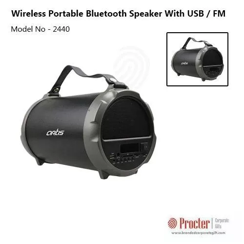 Artis BT405 Wireless Portable Bluetooth Speaker With USB / FM / SD Card Reader / Aux In