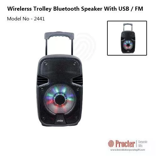 Artis BT908 WIRELESS TROLLEY BLUETOOTH SPEAKER WITH USB /FM/TF CARD READER/AUX IN/MIC IN
