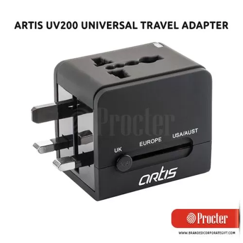 Artis UV200 Universal Travel Adapter & Charger 