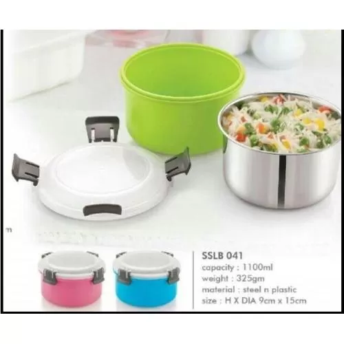 BeHome Combined Steel Lunch Box SSLB - 041