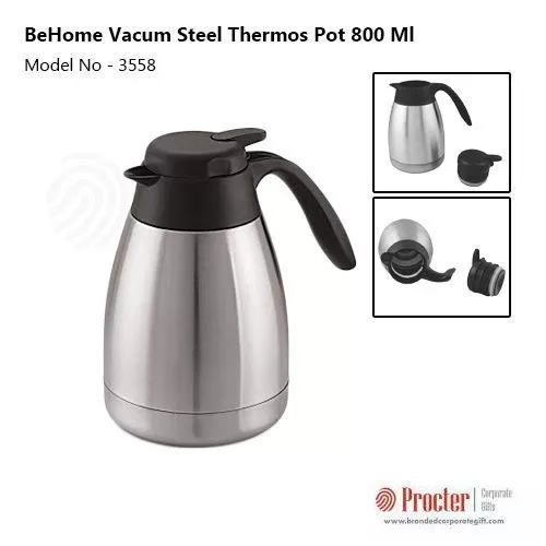 BeHome Vaccum Steel Thermos Pot SCP - 005