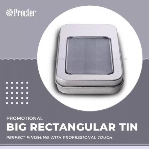Big Rectangular Tin Pendrive Box