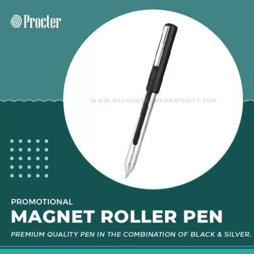 Black & Silver Magnet Roller Pen MP 45