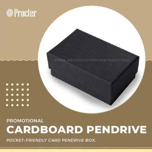 Black Cardboard Pendrive Box