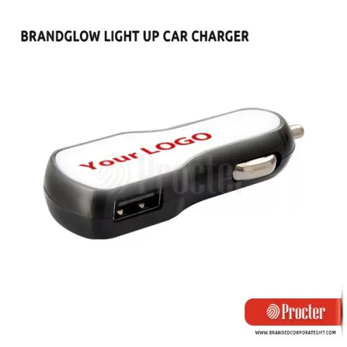 BRANDGLOW Light Up Car Charger C68 