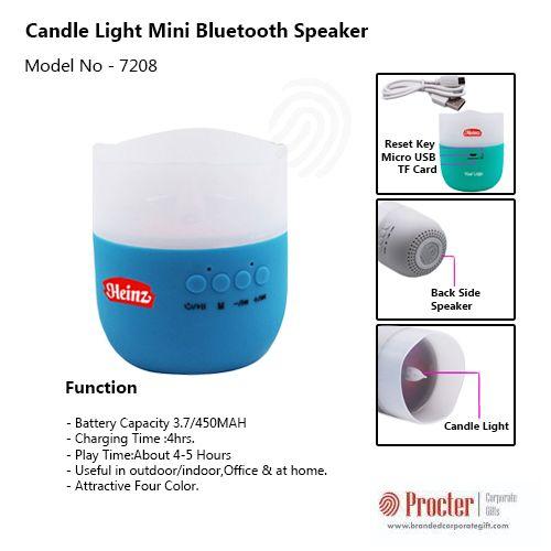 Candle Light Mini Bluetooth Speaker H-1702
