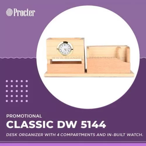 Classic Wooden Desk Organizer DW 5144