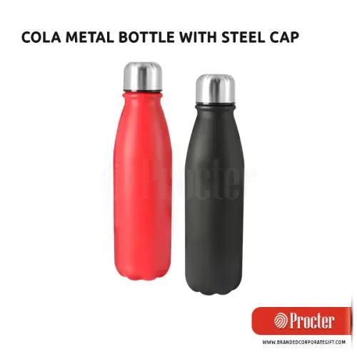 COLA METAL Water Bottle With Steel Cap H198