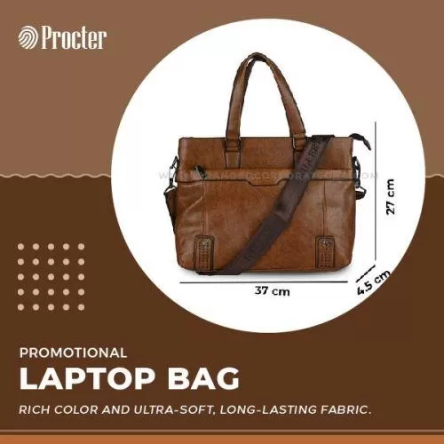 Contemporary Brown Killer Laptop Bag KL-INST-LP1811