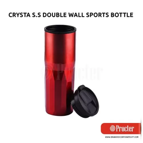 CRYSTA Stainless Steel Double Wall Sports Bottle UGDB03