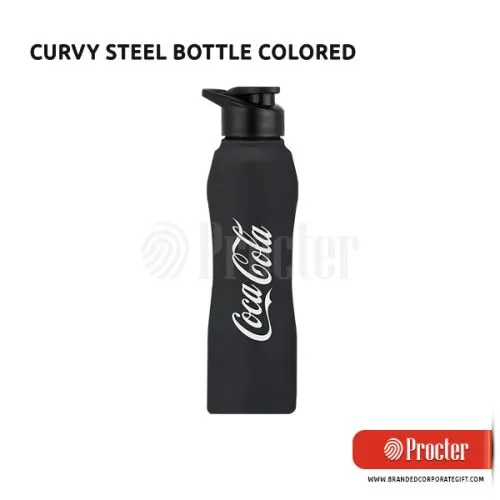CURVY Steel Bottle Colored H231