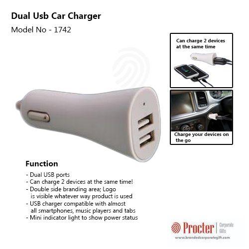 Dual USB car charger C19 