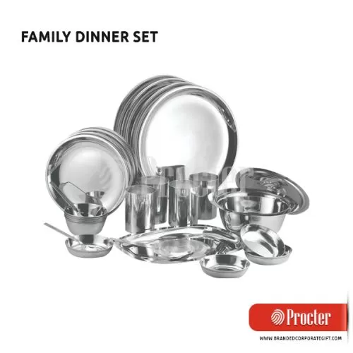 Family Dinner Set 27 pc Stainless Steel Premium Quality Set H215
