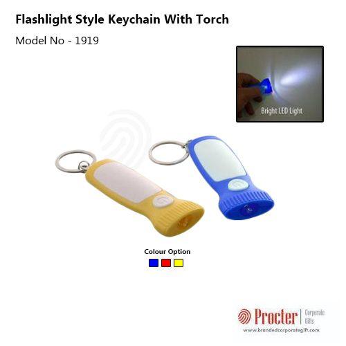 Flashlight style keychain with torch J80 