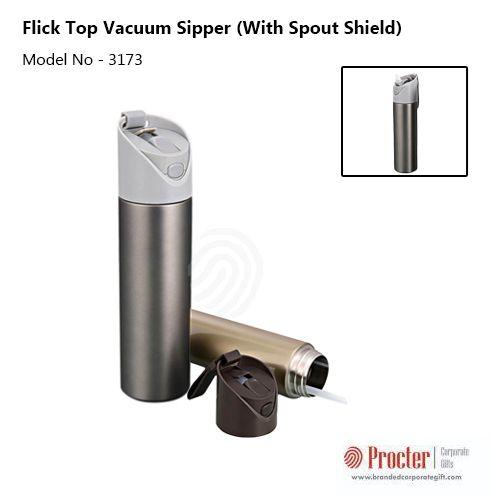 FLICK TOP VACUUM SIPPER (WITH SPOUT SHIELD) H100 