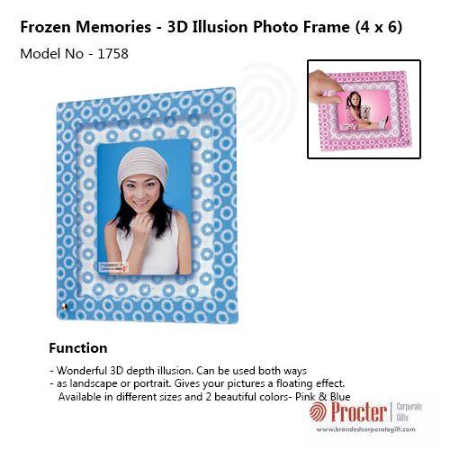 Frozen memories - 3D photo frame (4 x 6) D24