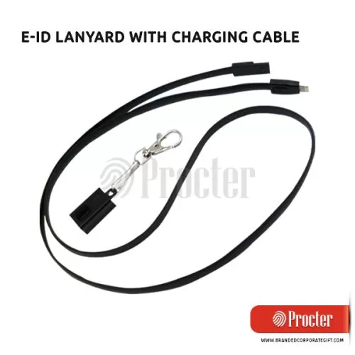 Fuzo E-ID Lanyard With Charging Cable TGZ1954