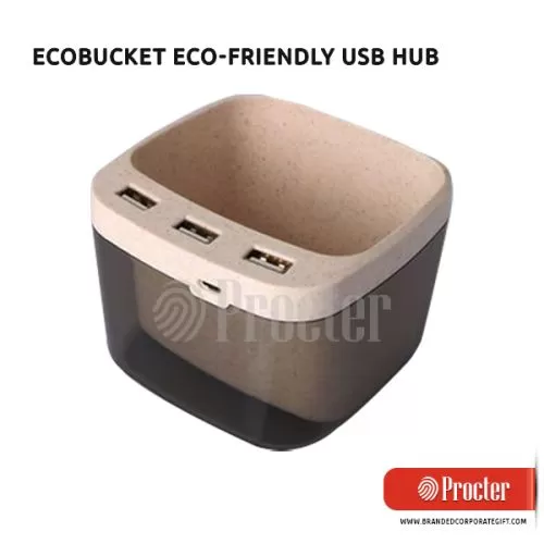 Fuzo ECO BUCKET Eco Friendly USB Hub with Mobile & Stationery Holder TGZ155