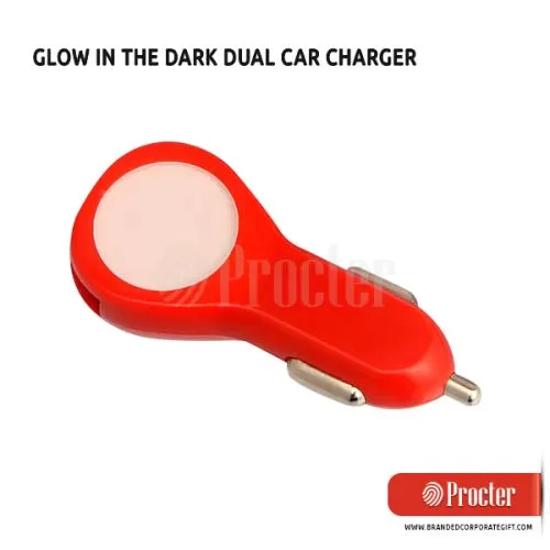 GLOW IN THE DARK Dual Car Charger C50