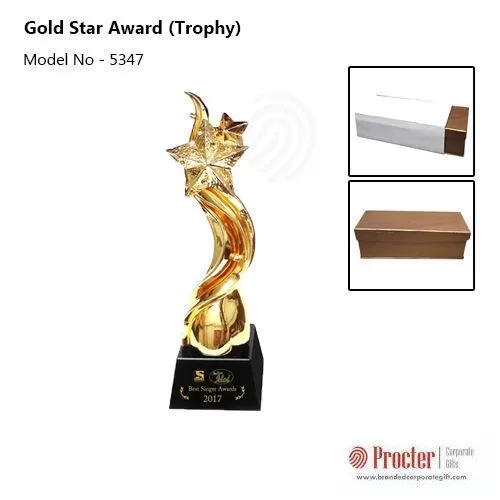 Gold Star Award (Trophy) H-658