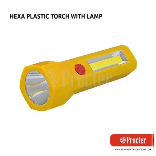 HEXA Plastic Torch With Lamp E150