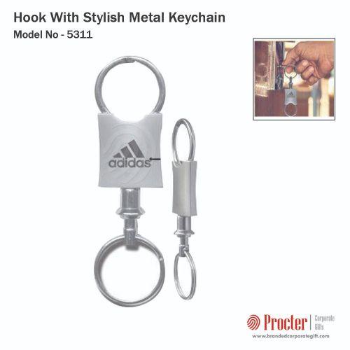PROCTER - Hook With Stylus Metal Keychain H-524