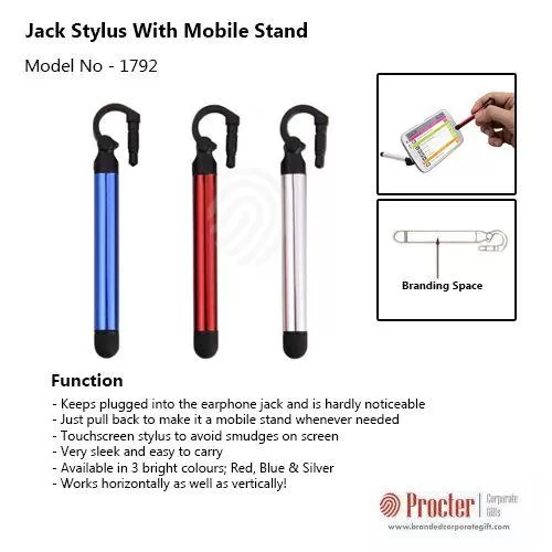 Jack stylus with mobile stand  E113 